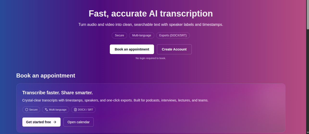 AI Transcriber Pro